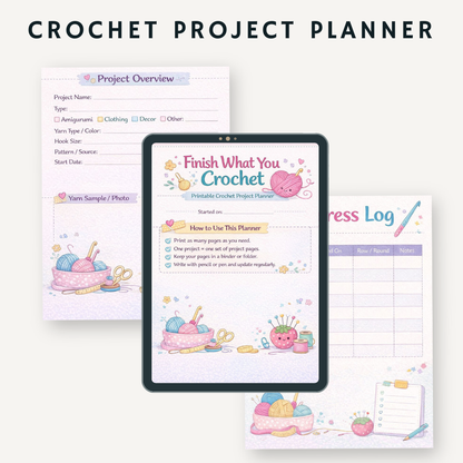 Crochet Project Planner