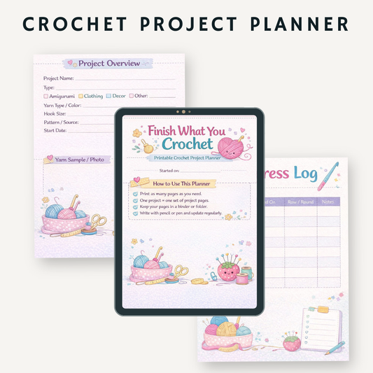 Crochet Project Planner