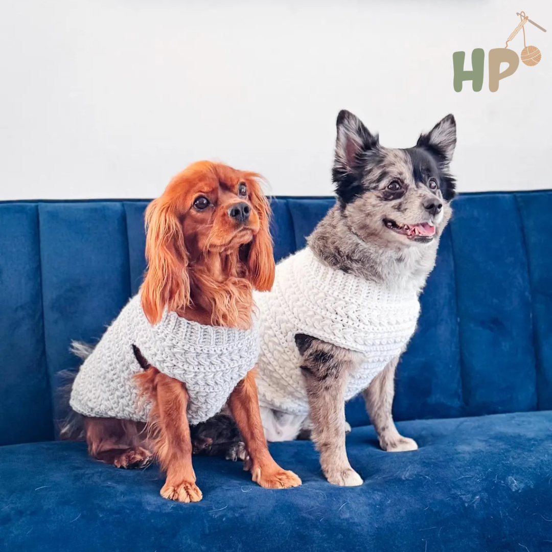 Cozy Pet Sweater Crochet Pattern - Hooked Patterns