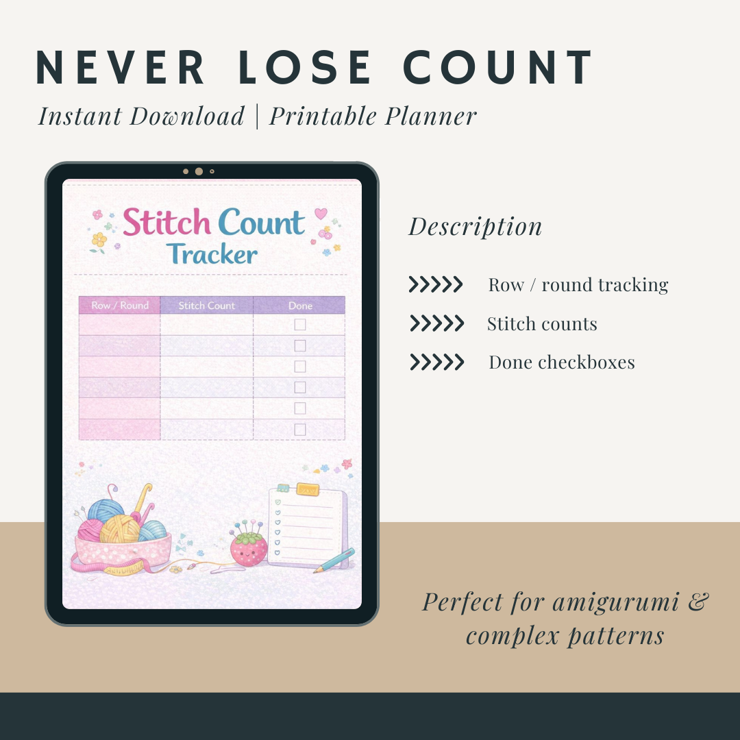 Crochet Project Planner