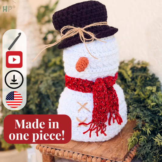 Snowman Crochet Pattern