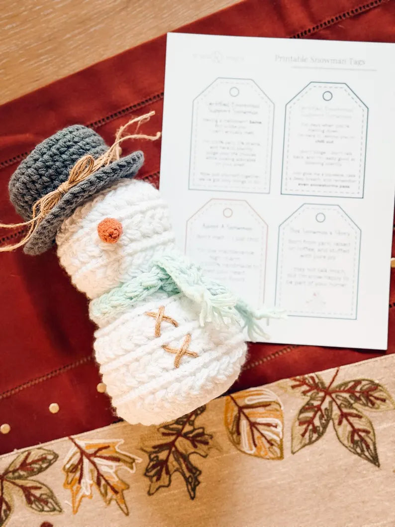 Snowman Crochet Pattern